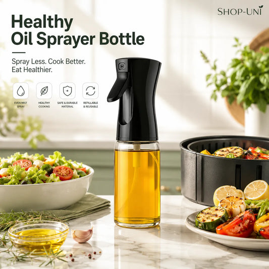 Smart Kitchen Healthy Cooking Oil Sprayer Bottle for Pan, Air Fryer